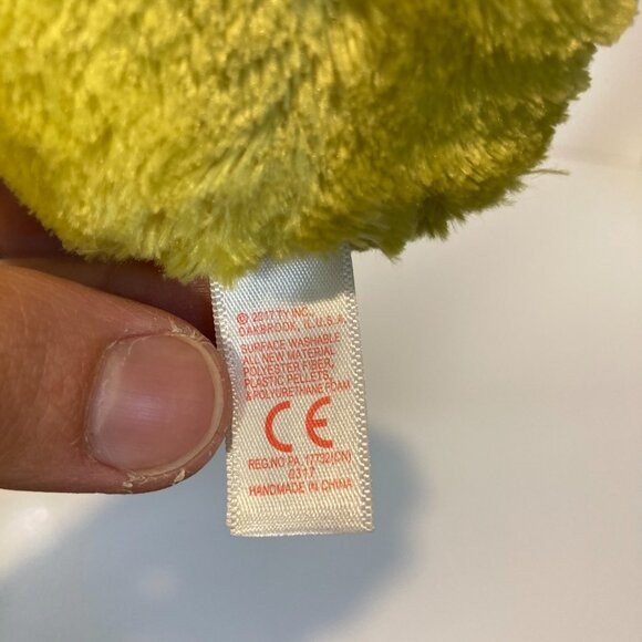 Ty Beanie Boos Buzby Bumble Bee 6" Stuffed Plush Toy 2017 Orange Eyes With Tag - Picture 11 of 11